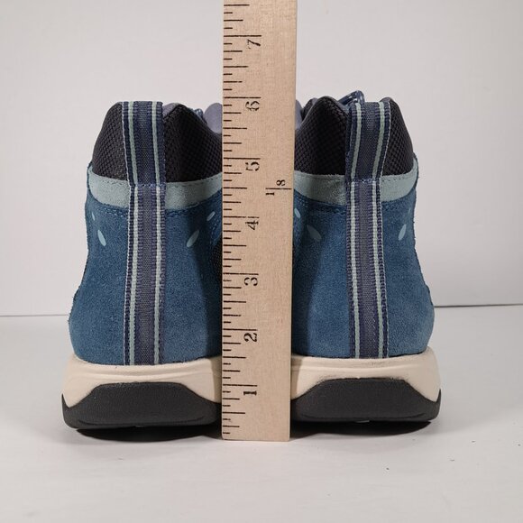 NEW LL Bean Hiking Boots Women 8.5 WIDE Trail Model 4 Slate Raw Indigo 299640 - Picture 9 of 14